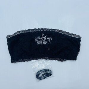 Victorias Secret Womens Size Small Partially Lined Lace Bralette Straps 1101